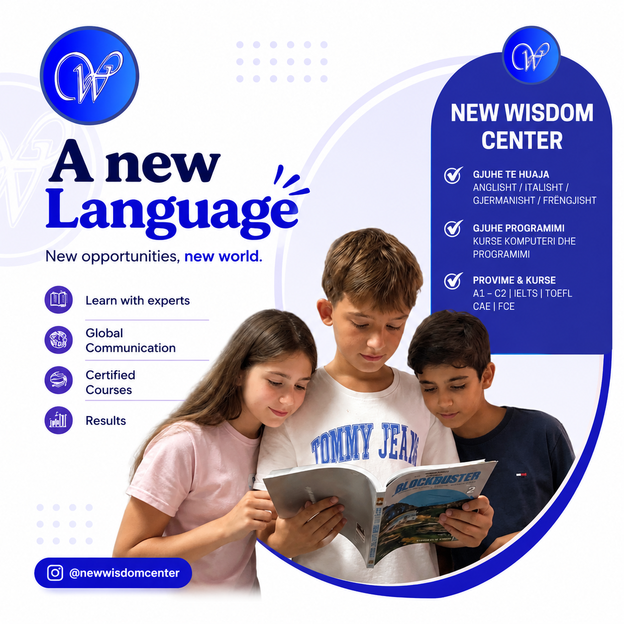 New Wisdom students